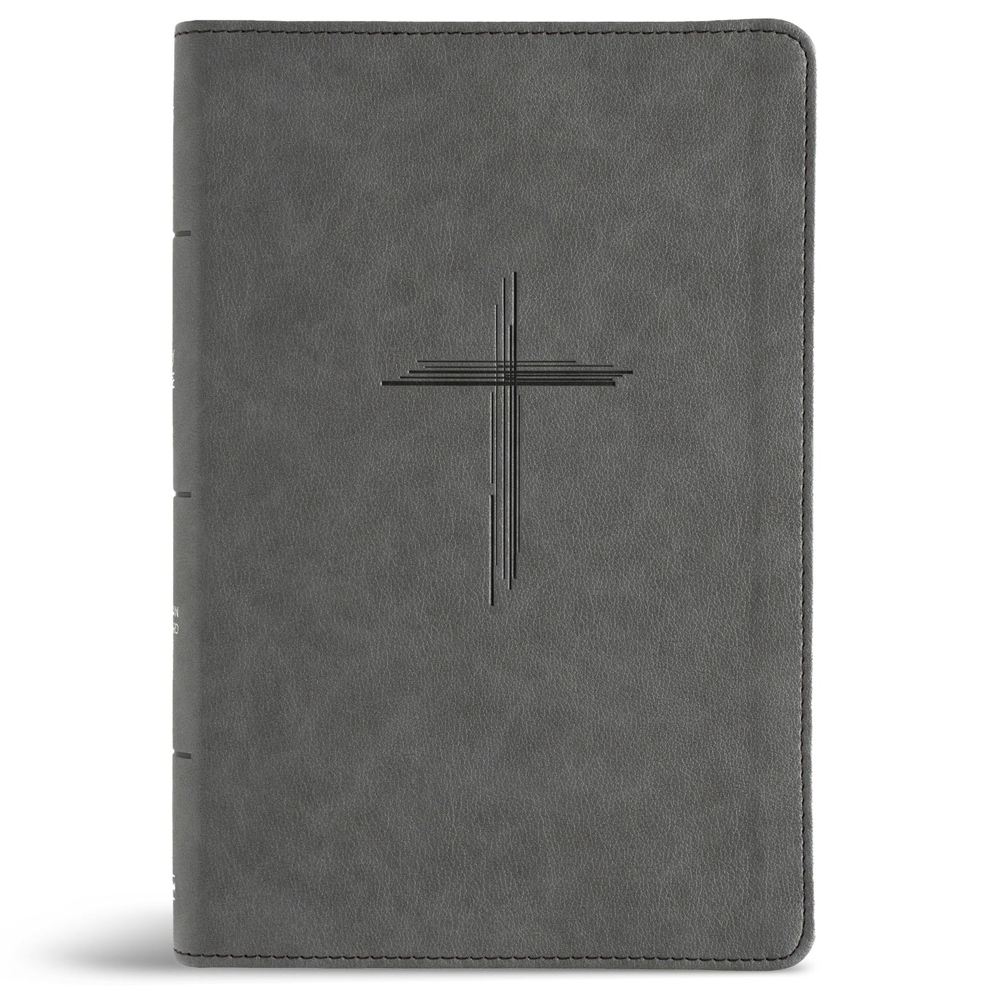 CSB Personal Size Giant Print Bible Digital Study Edition-Charcoal SuedeSoft LeatherTouch Indexed