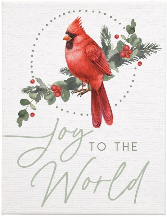 Wrapped Canvas-Joy World Cardinal (13" x 17")