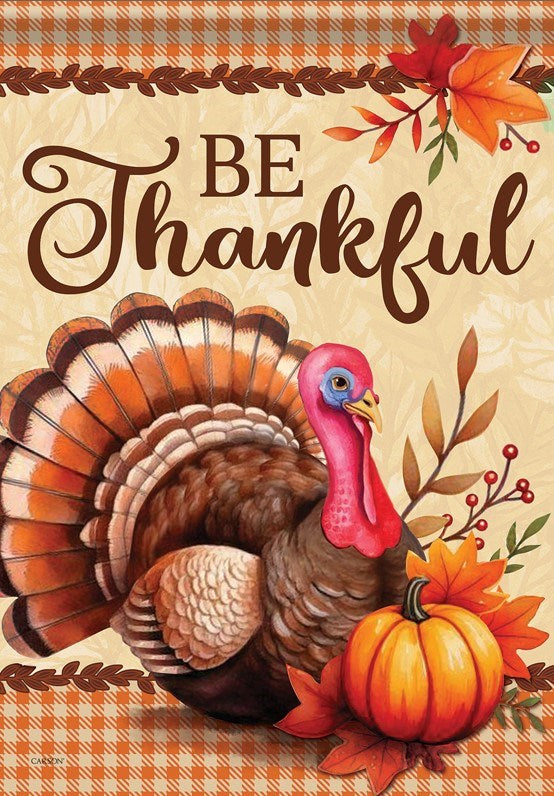 Flag-Garden-Durasoft-Be Thankful (12.5" x 18")