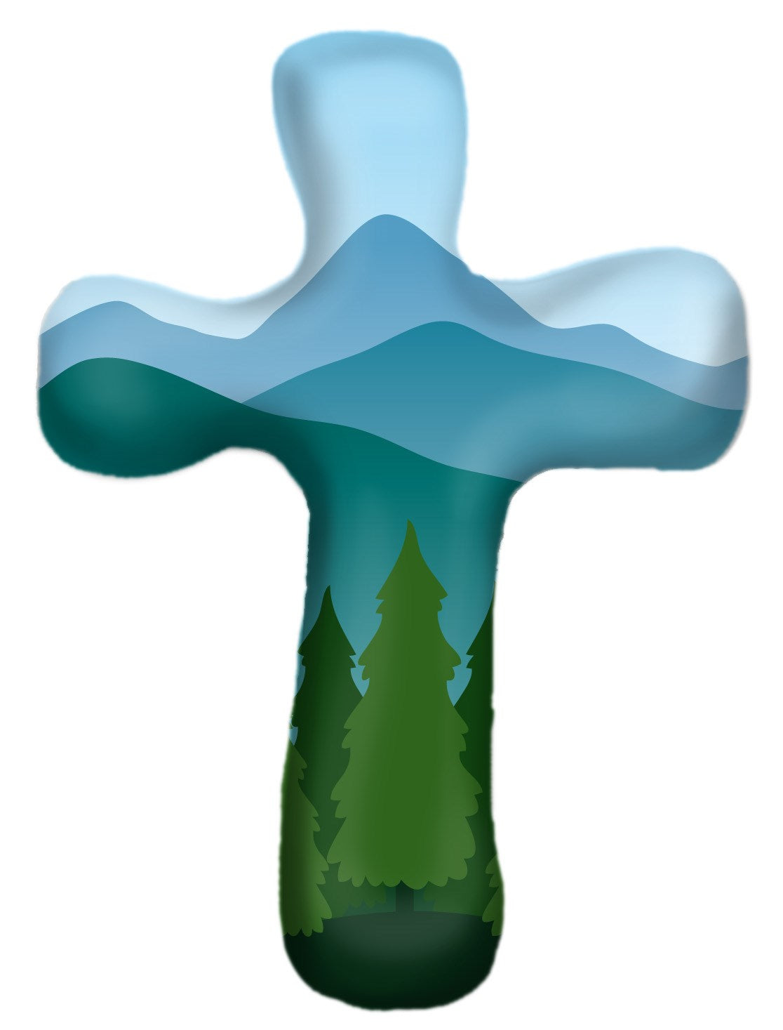 Comforting Clay Cross-Mountains (5.5") (#56601)