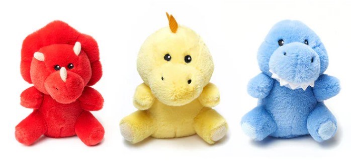 Display-Lil Dino Bites Squeezer (5") (Pack of 12) (PUB OUT OF PRINT)