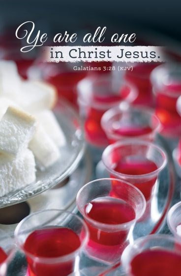 Bulletin-One Lord One Faith One Baptism One God (Ephesians 4:5-6 KJV) (Pack Of 100)