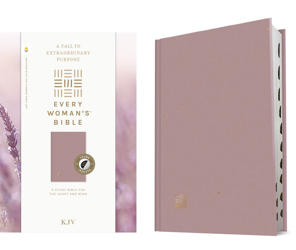 KJV Every Woman's Bible Filament Enabled-Plum Hardcover Indexed