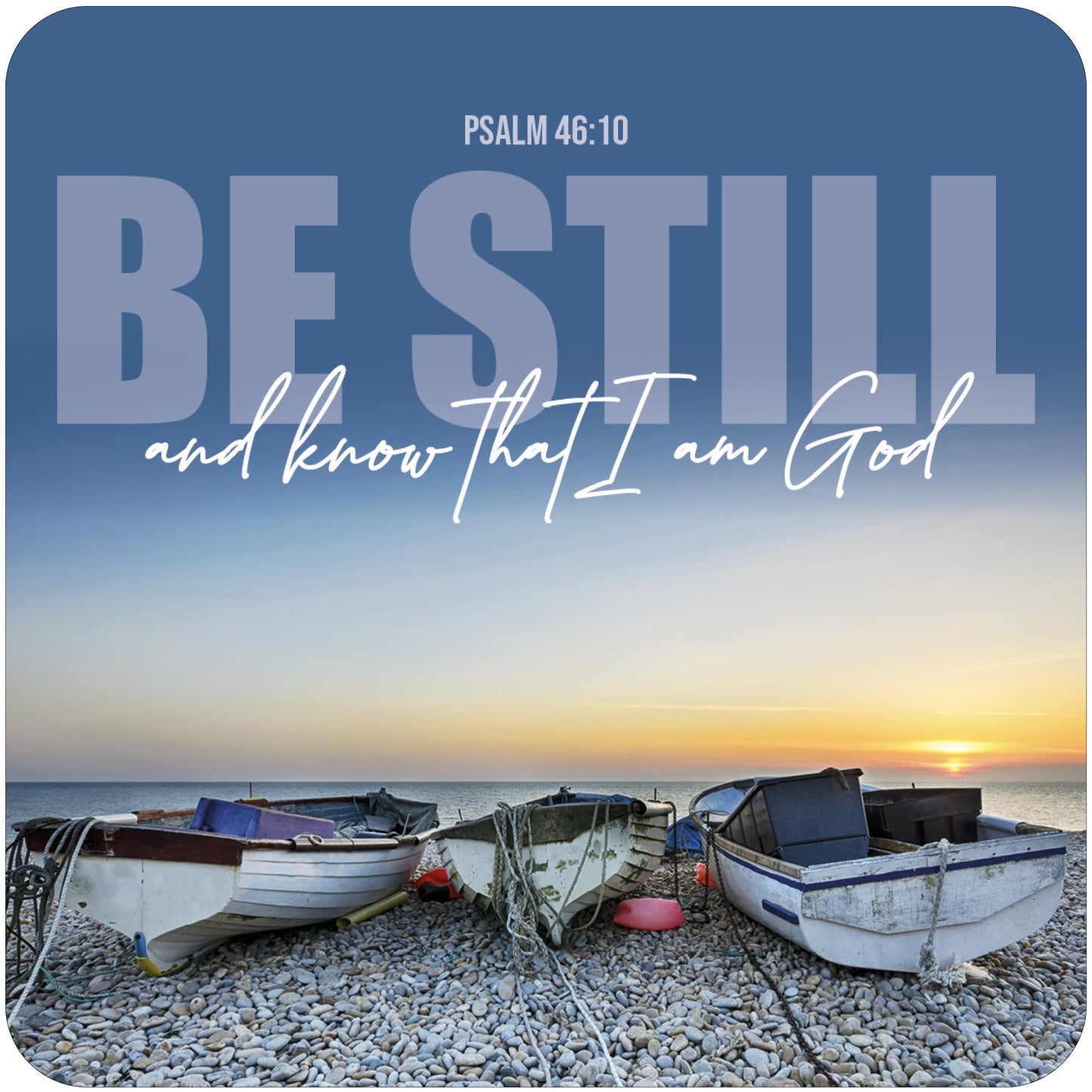 Coaster-Be Still Boats (Pack of 6 for individual sale)