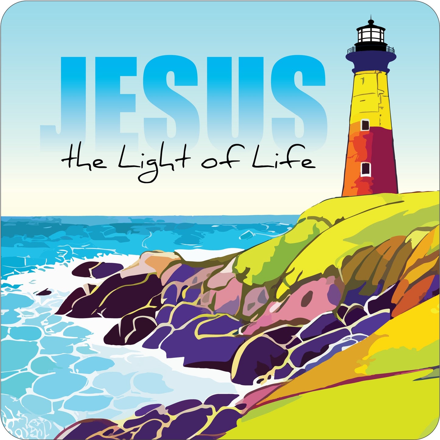 Coaster-Lighthouse (Pack of 6 for individual sale)