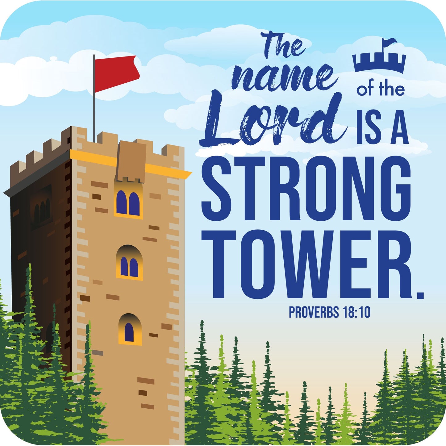 Coaster-Strong Tower (Pack of 6 for individual sale)