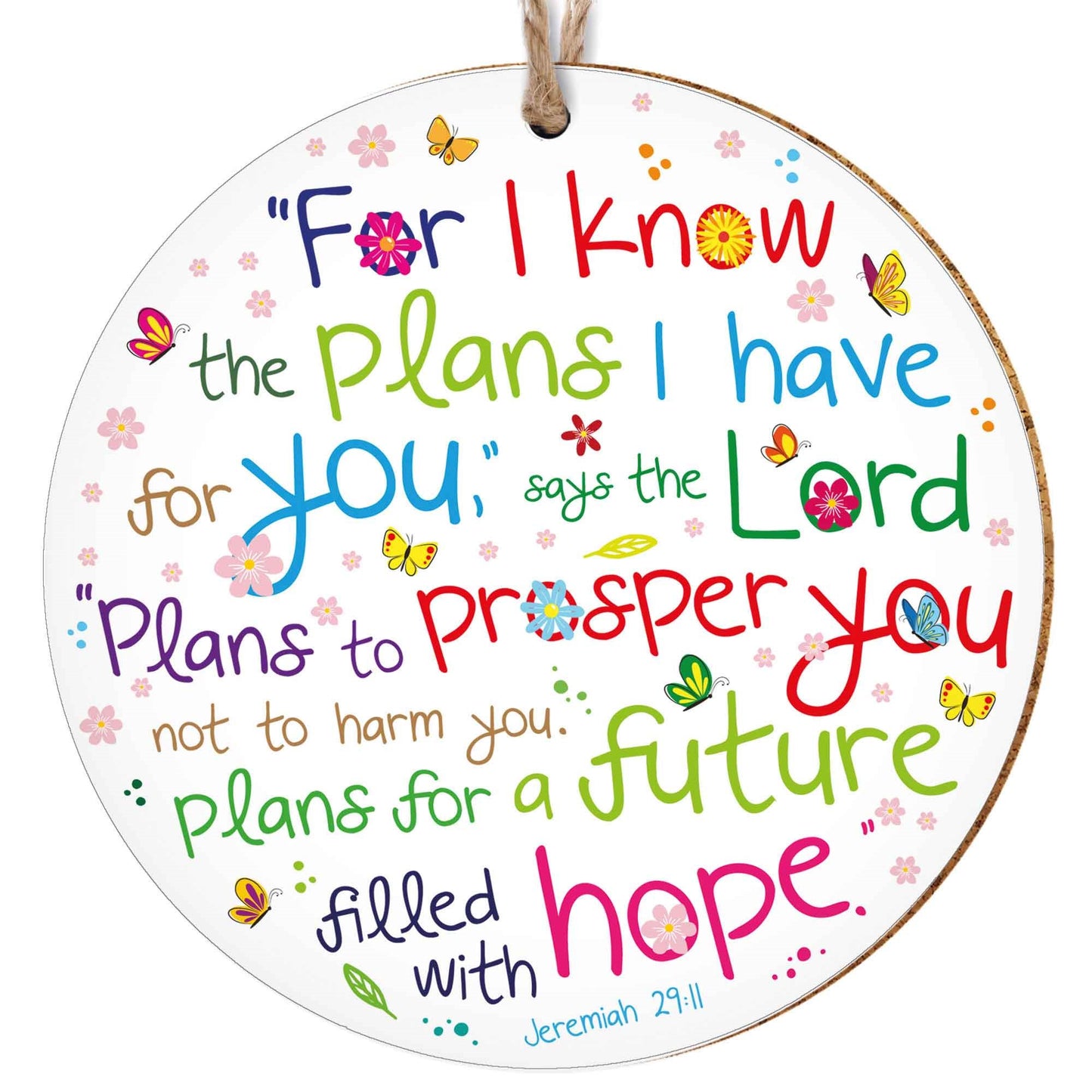 Ornament-I know the plans Ceramic (4"")