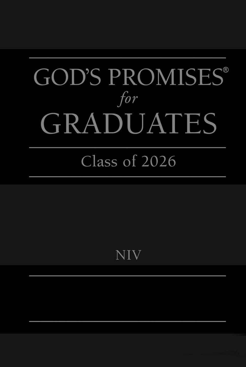 God's Promises For Graduates: Class Of 2026 (NIV)-Black