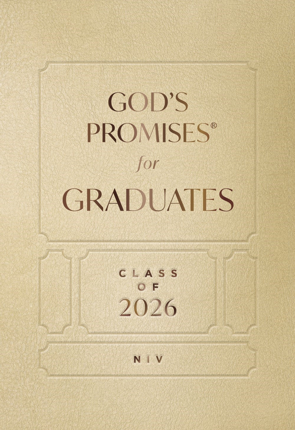 God's Promises For Graduates: Class Of 2026 (NIV)-Gold