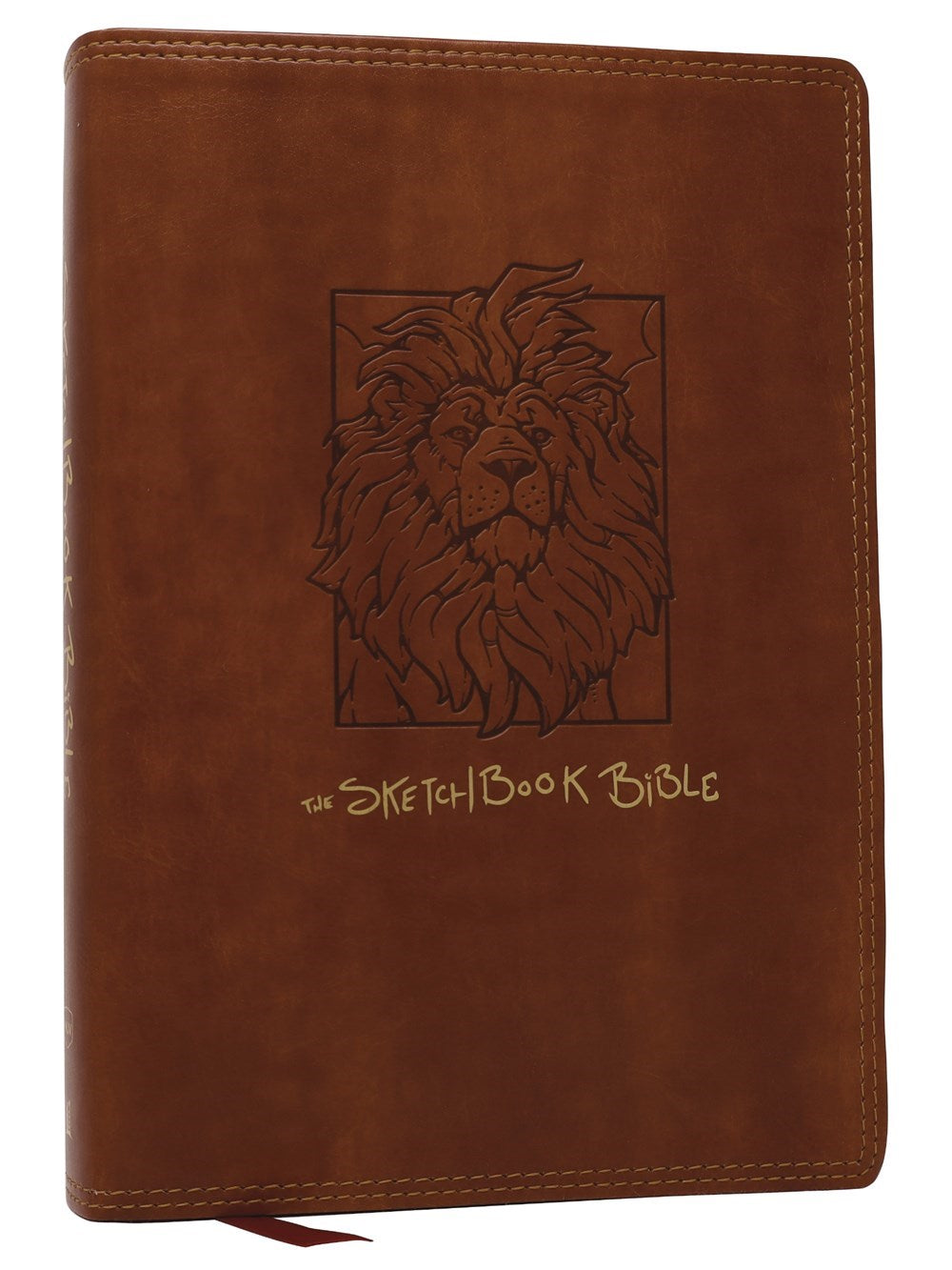 NKJV The Sketchbook Bible (Comfort Print)-Brown Leathersoft