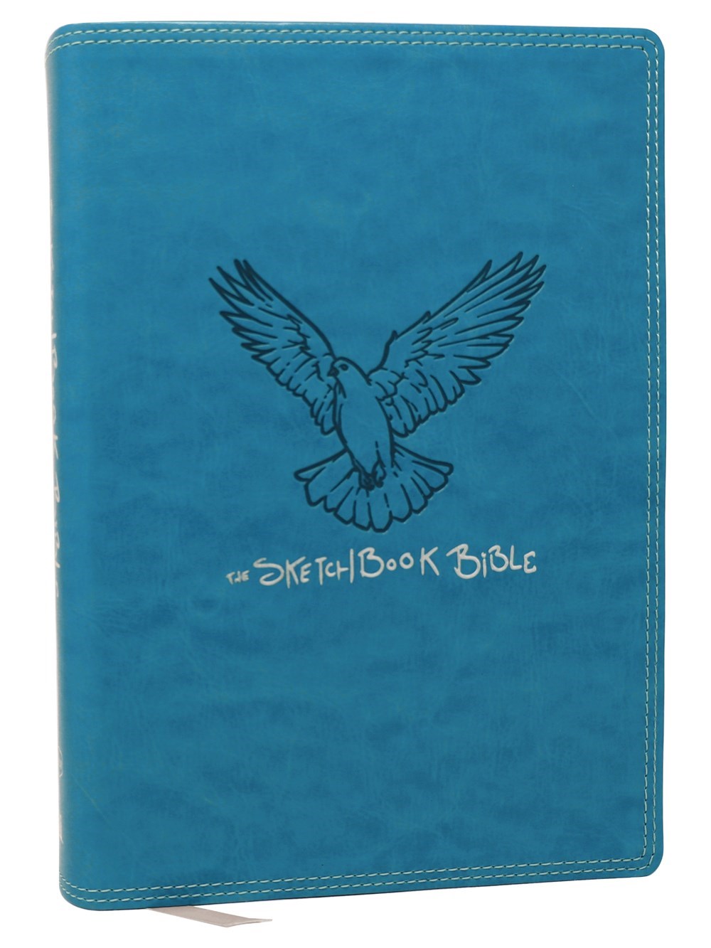 NKJV The Sketchbook Bible (Comfort Print)-Teal Leathersoft