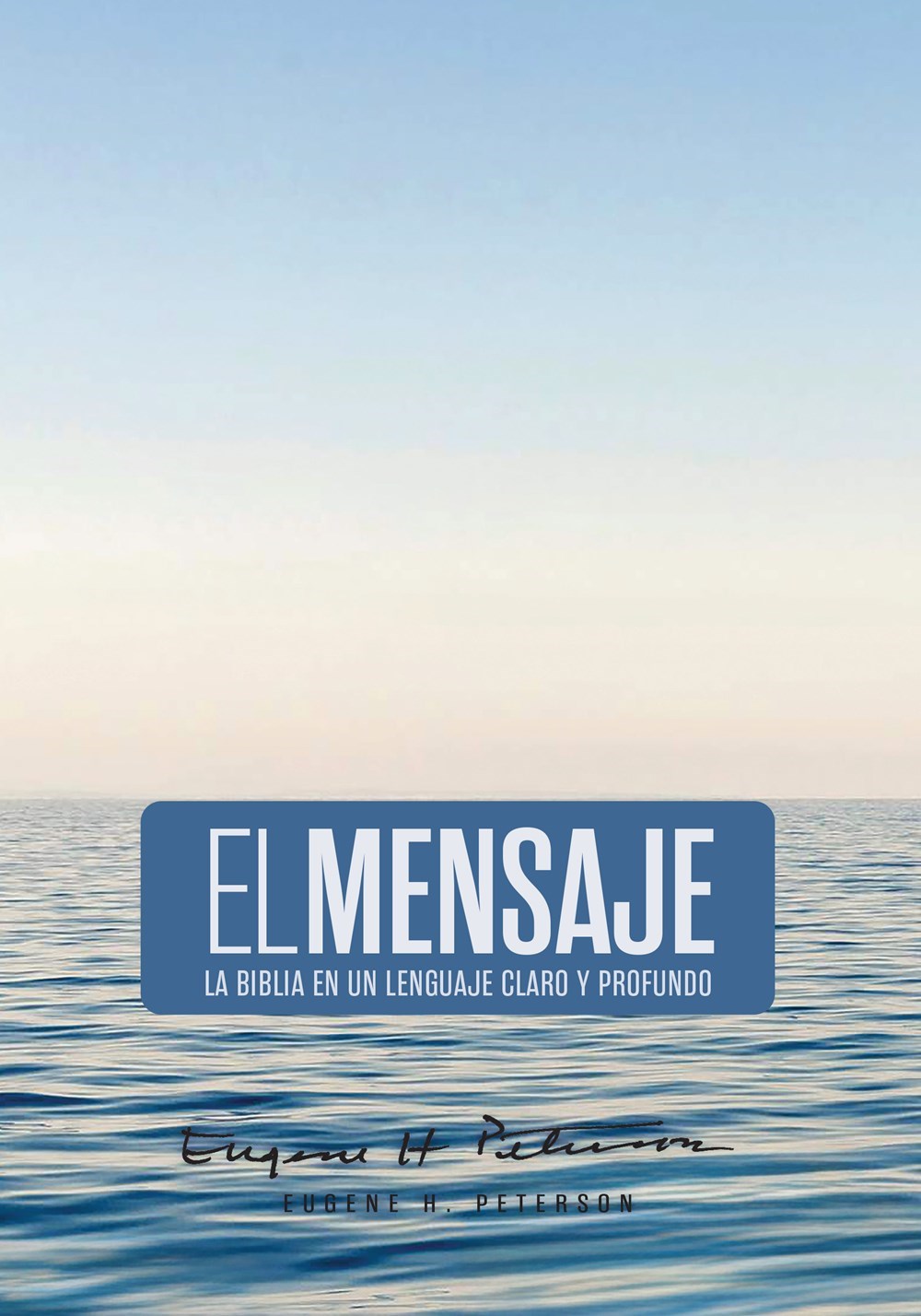 Biblia El Mensaje (The Message Bible)-Ocean Blue Hardcover