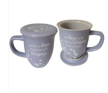 Mug & Coaster Set-Seeds Of Hope-Lavender