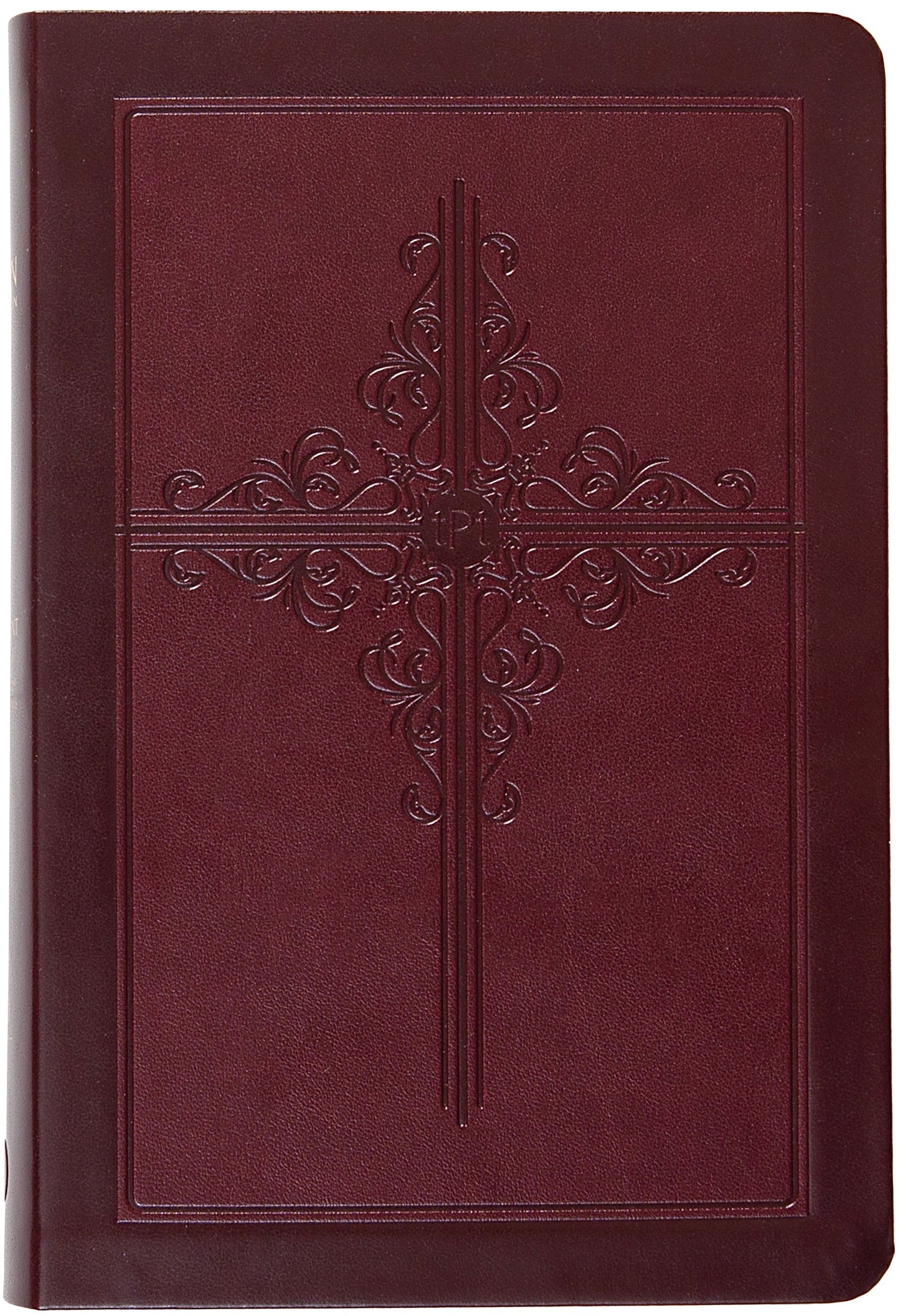 The Passion Translation New Testament: Giant Print Compact (2020)-Burgundy Imitaiton Leather