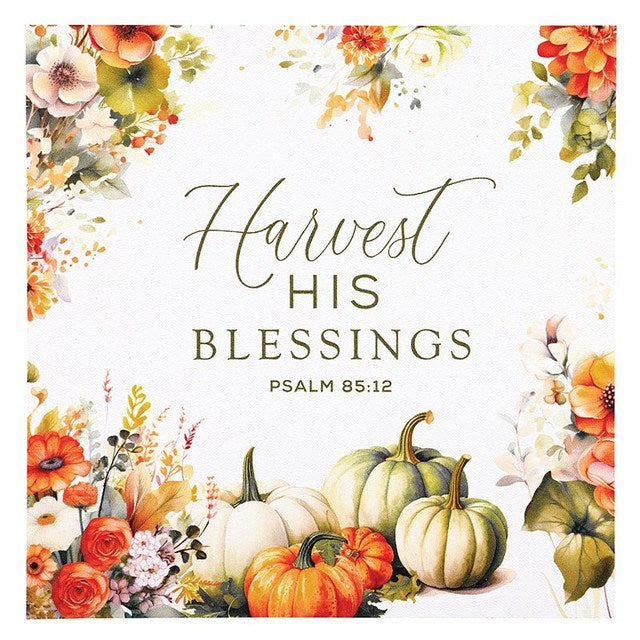 Plaque-Harvest His Blessing