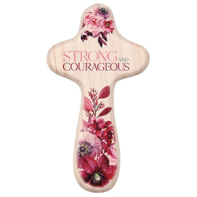 Cross-Handheld-Strong & Courageous