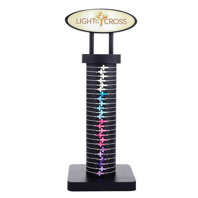 Bracelet-Sisters In Christ Filled Display (4 Asst.) (24 Pcs)