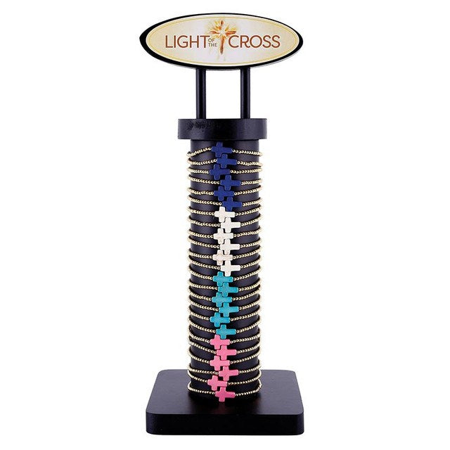 Bracelet-Light Of The World Filled Display (4 Asst.) (24 Pcs)