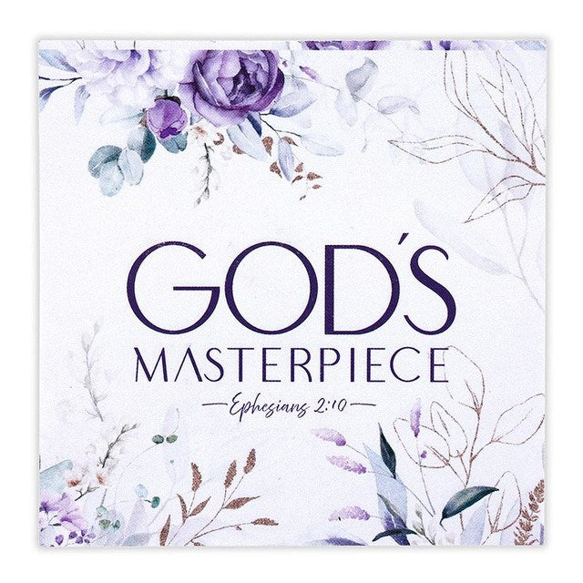 Sticky Notepad Set-God's Masterpiece (3" Sq.) (40 Sheets)