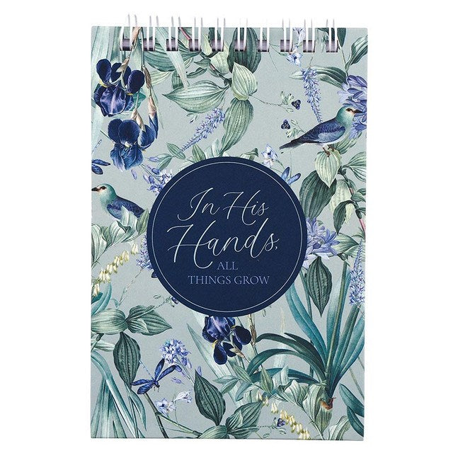 Wirebound Notepad-In His Hands