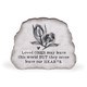Stone Sign-Loved Ones May Leave This World (7" x 5.5")