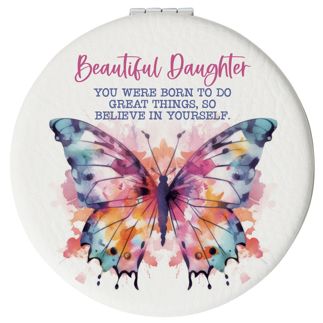 Compact Mirror-Round-Beautiful Daughter
