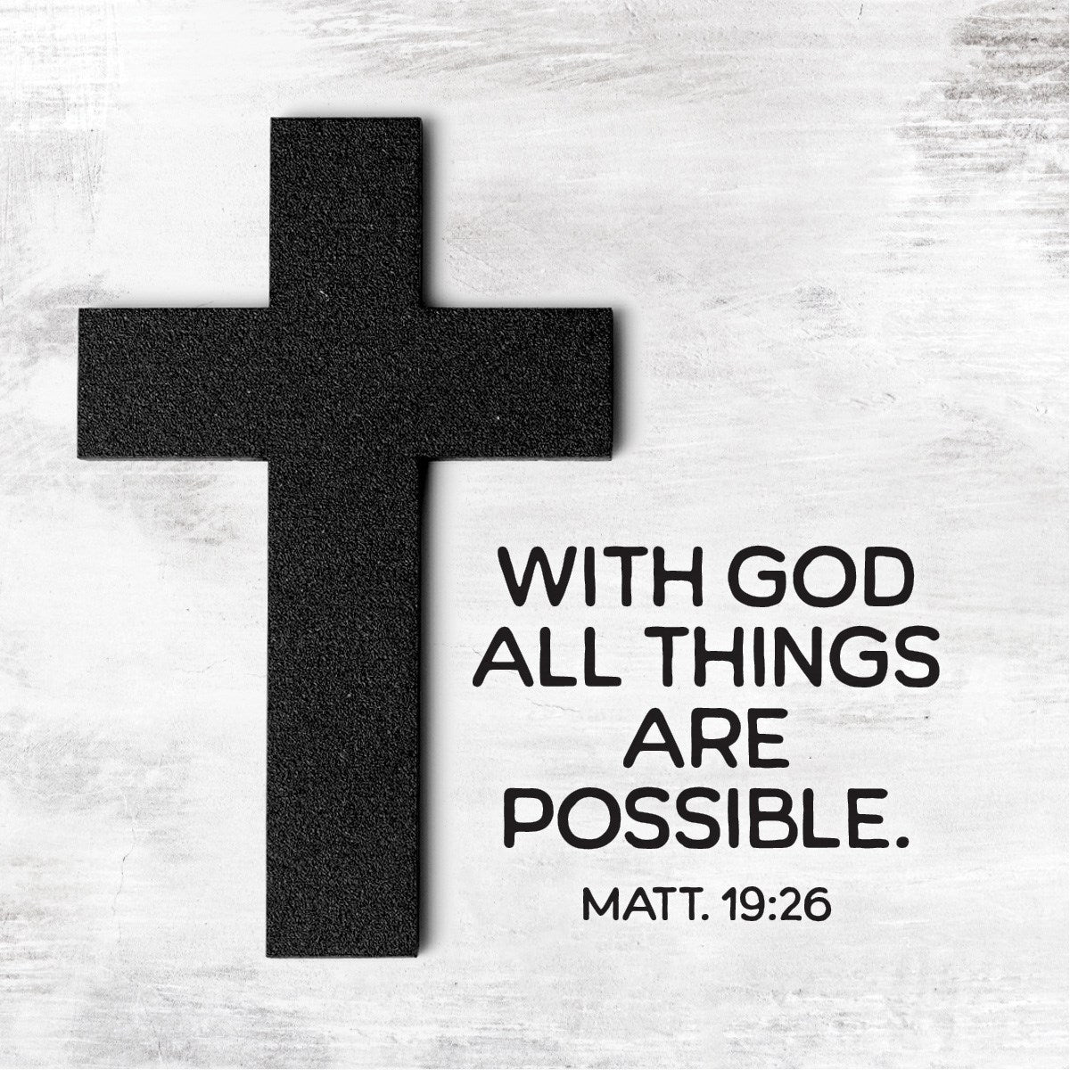 Plaque-With God All Things Are Possible w/Magnetic Back