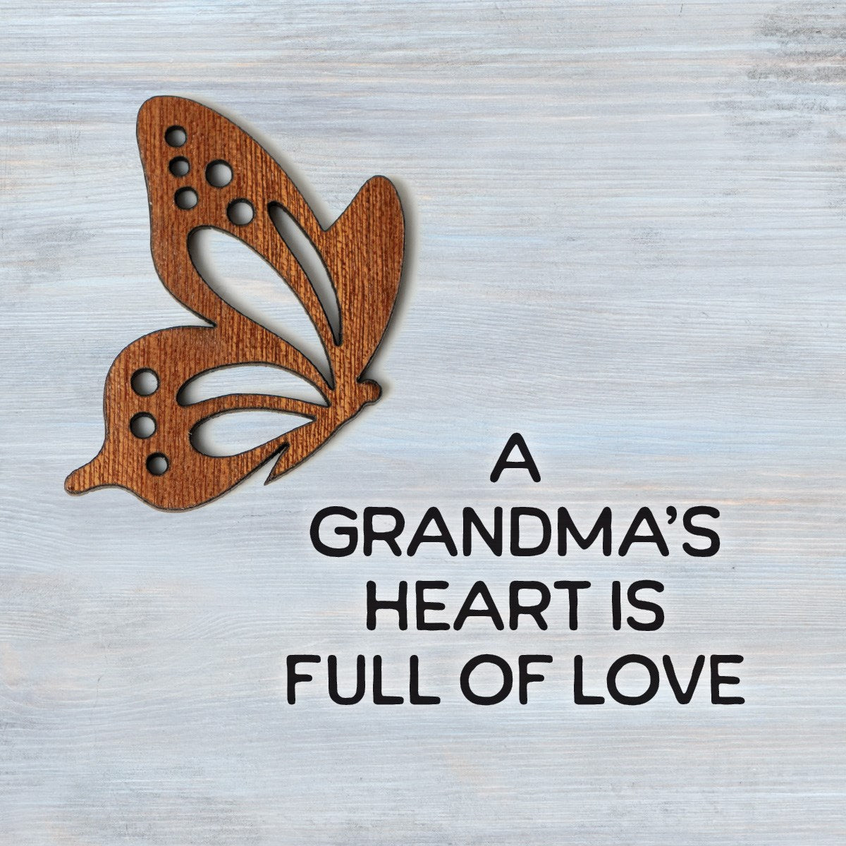 Plaque-A Grandma's Heart Is w/Magnetic Back