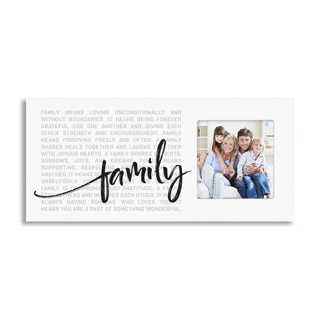 Photo Frame-Family Means (15.75" x 7")