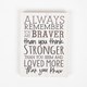 Word Block-Always Remember (5.5" x 7.25")