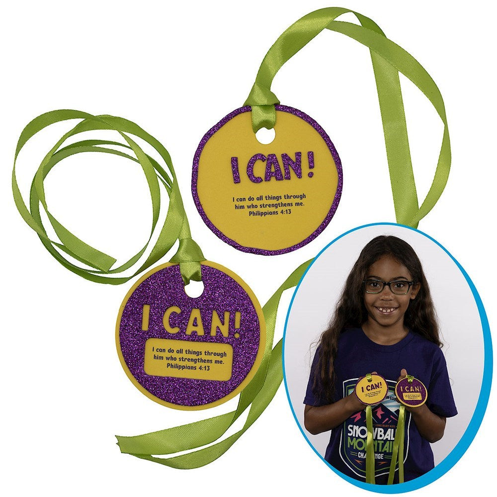 VBS-Snowball Mountain Challenge: Craft-Challenge Medal (Pack Of 12) (2026)