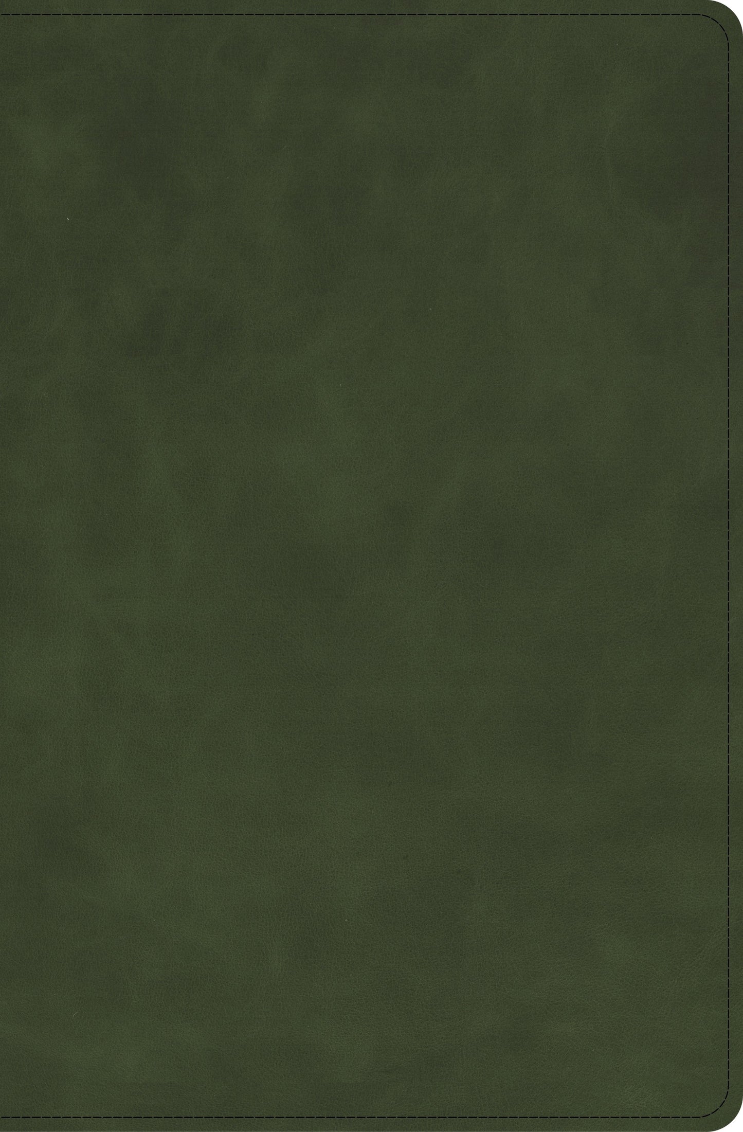 CSB Single-Column Compact Bible w/Zipper (Holman Handcrafted Collection)-Olive Premium Calfskin