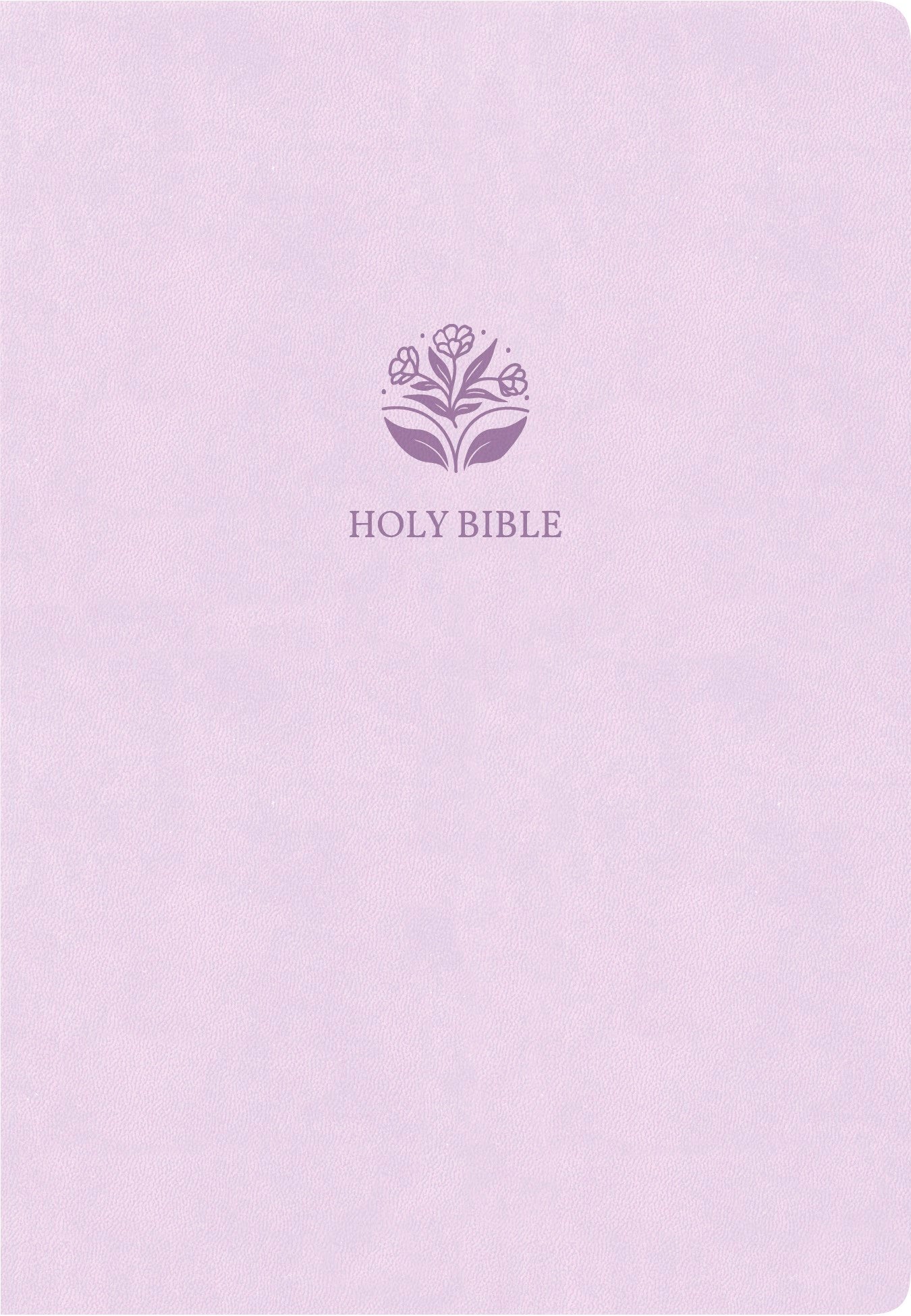 KJV Large Print Compact Reference Bible-Lavender LeatherTouch