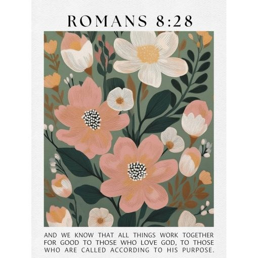 Wall Decor-Romans 8:28 (18" x 24") (#28320)