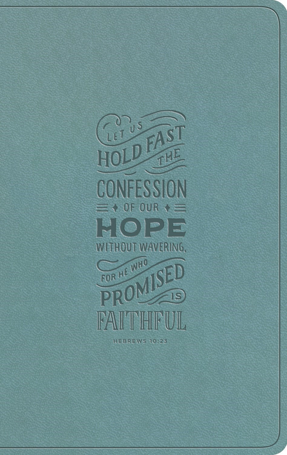 ESV Large Print Value Thinline Bible-Paris Sky Hebrews 10:23 Design TruTone