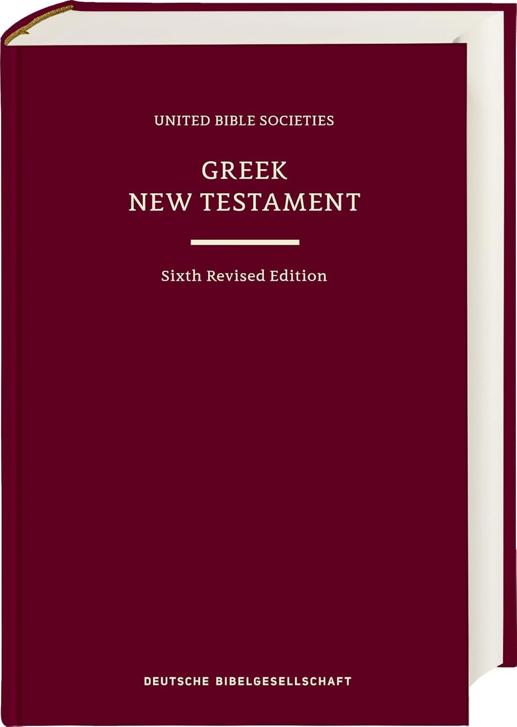 Greek New Testament (UBS6)-Hardcover (Sixth Revised Edition)