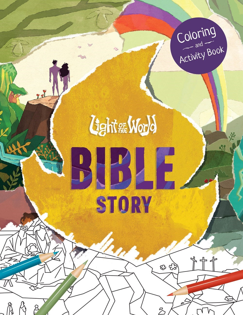Light Of The World: Bible Story Coloring And Activity Book
