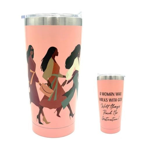 Tumbler-Woman with God (20 OZ)