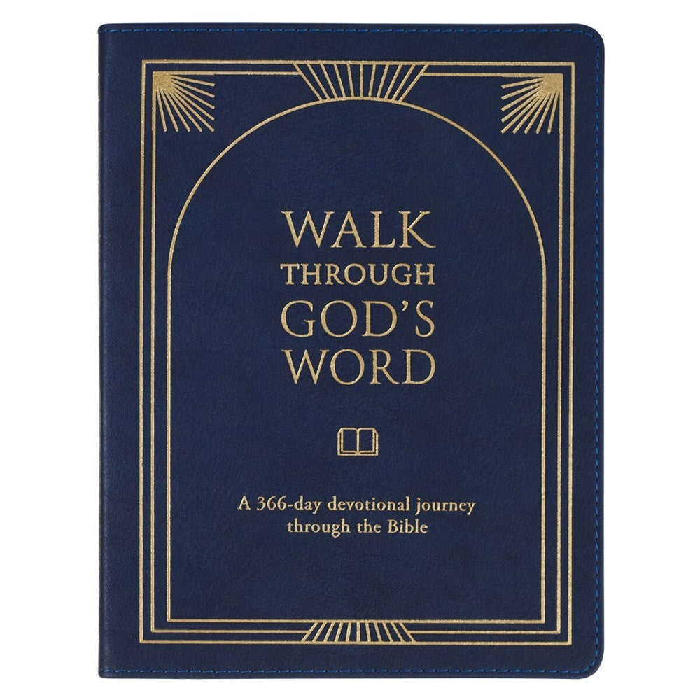 Devotional Walking Through God's Word Faux Leather