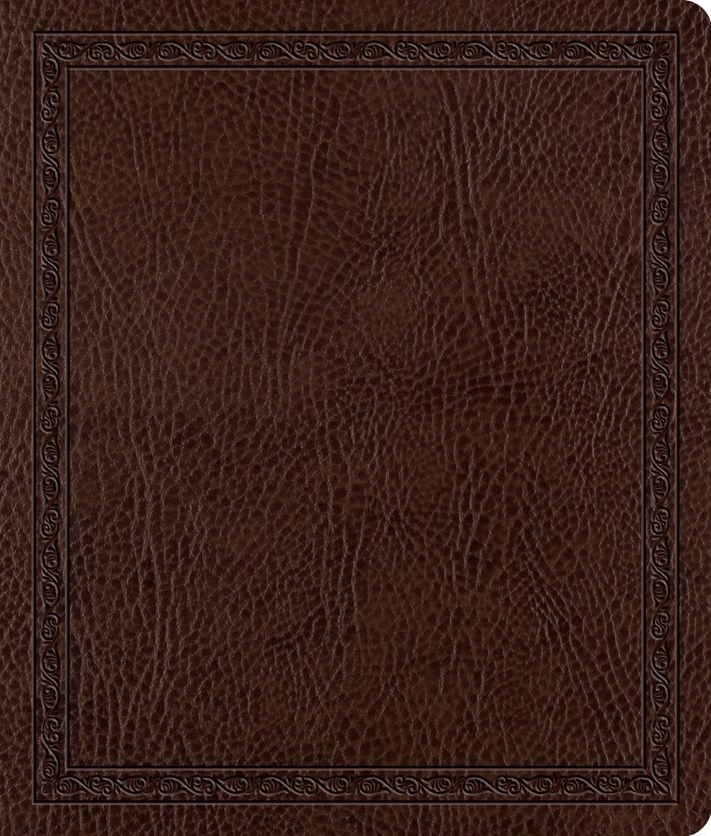 ESV Journaling Bible*-Mocha Bonded Leather Threshold Design