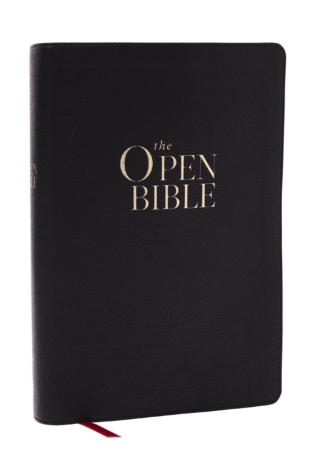 KJV The Open Bible: Read And Discover The Bible For Yourself (Comfort Print)-Black Leathersoft