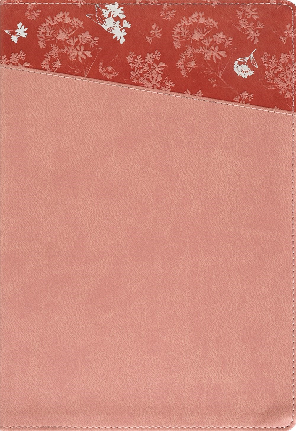 NIV Thinline Bible/Large Print (Comfort Print)-Pink Leathersoft Indexed
