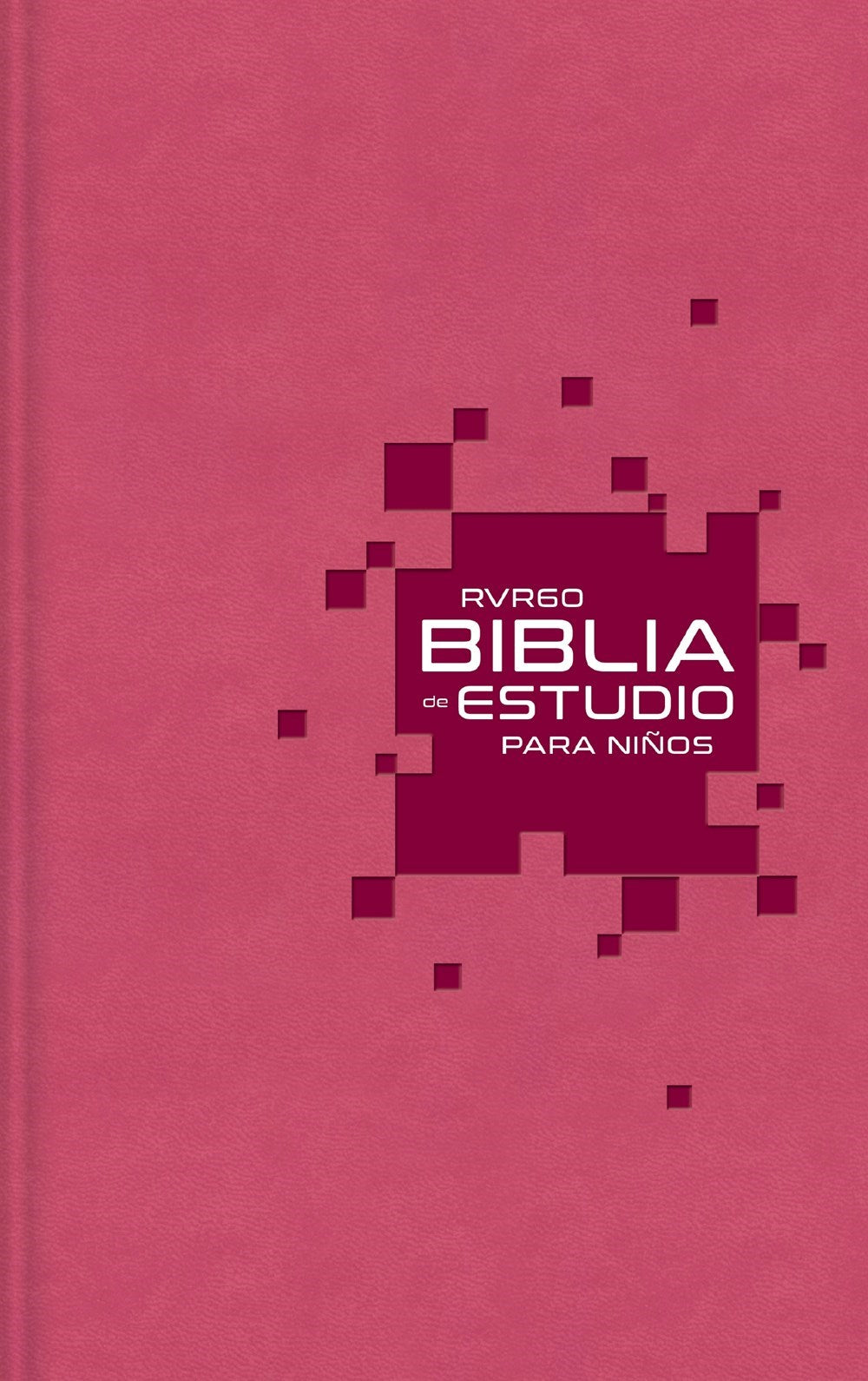 RVR 1960 Biblia de estudio para ninos (Study Bible For Kids)-Pink Leathersoft