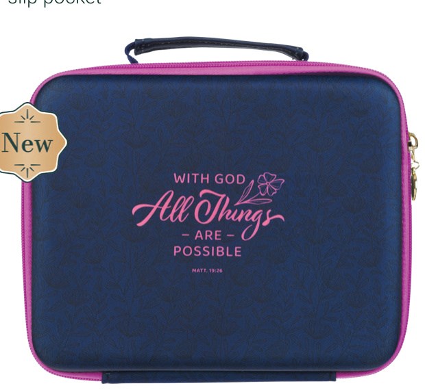 Bible Organizer Hardcover With God All Things Matt 19:26