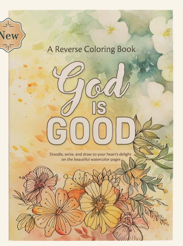 Coloring Book God is Good - Reverse