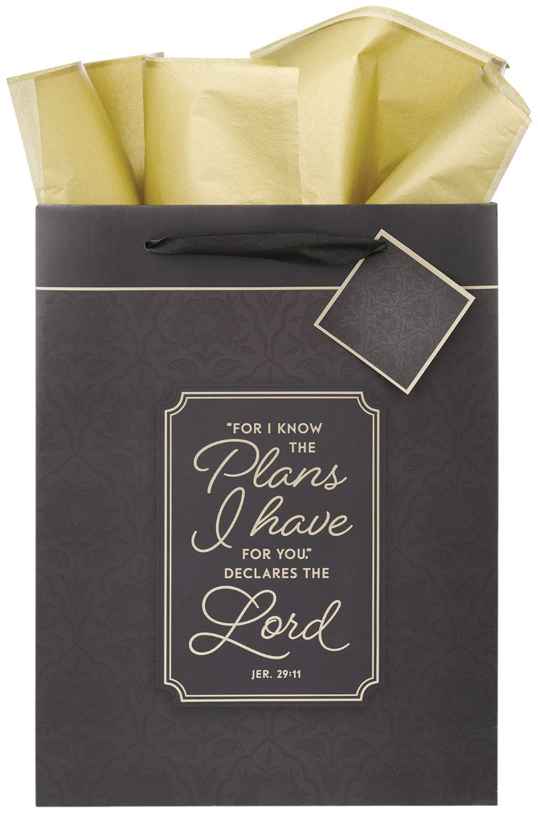 Gift Bag LG Portrait I Know the Plans Jer. 29:11