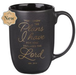 Mug Black I Know the Plans Jer. 29:11