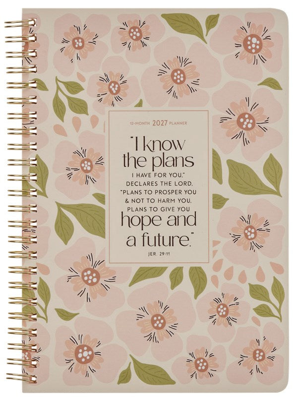 2027 Weekly Planner I Know The Plans Jer. 29:11