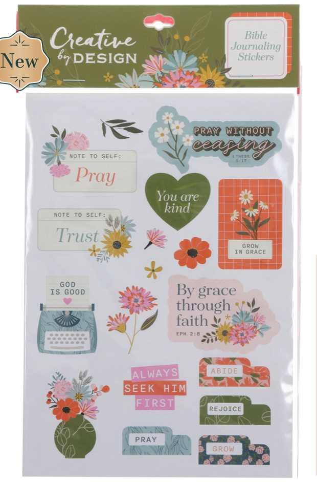 Stickers Grow In Grace 3 sheets