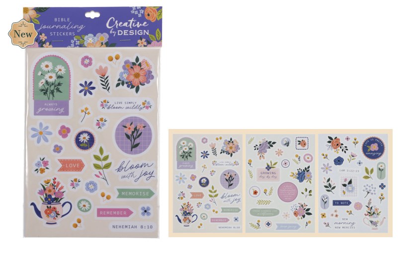 Stickers Bloom Wildly 3 sheets